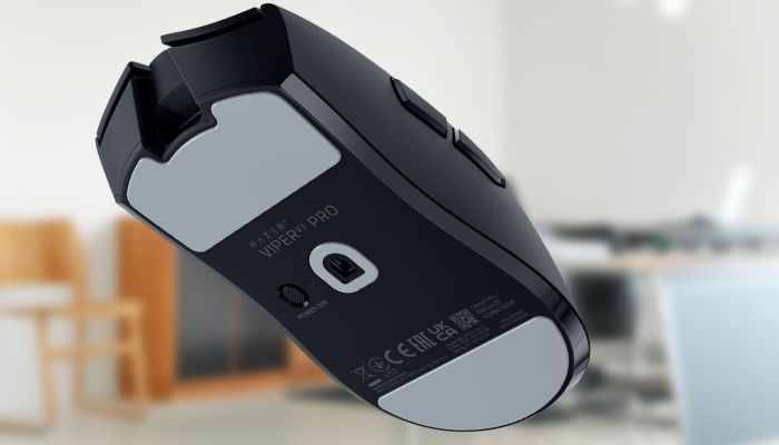 Rückansicht der Razer Viper V3 Pro Maus