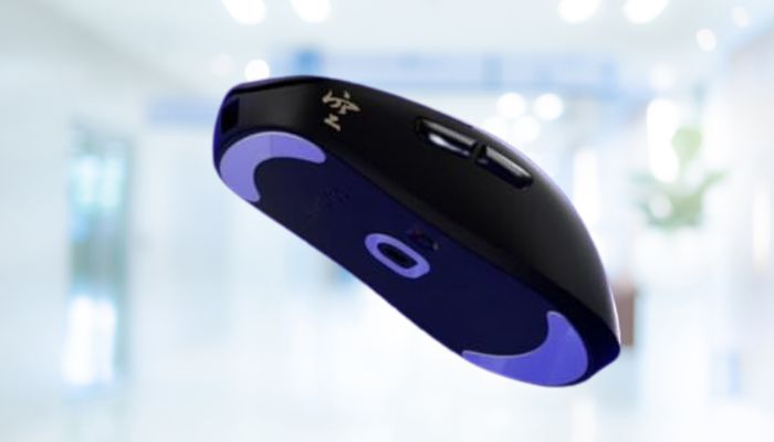 Rückseite der Ninjutso Sora V2 Wireless-Maus